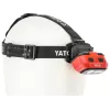 Yato YT-08594 COB LED darba lampa ar magnētisko pamatni un grozāmu āķi, 200 lm, 3x AA, melna/sarkana