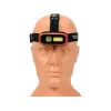 Yato YT-08594 COB LED darba lampa ar magnētisko pamatni un grozāmu āķi, 200 lm, 3x AA, melna/sarkana