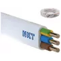 YDYp Flat Power Cable 4x1.5mm² 450/750V White 100m
