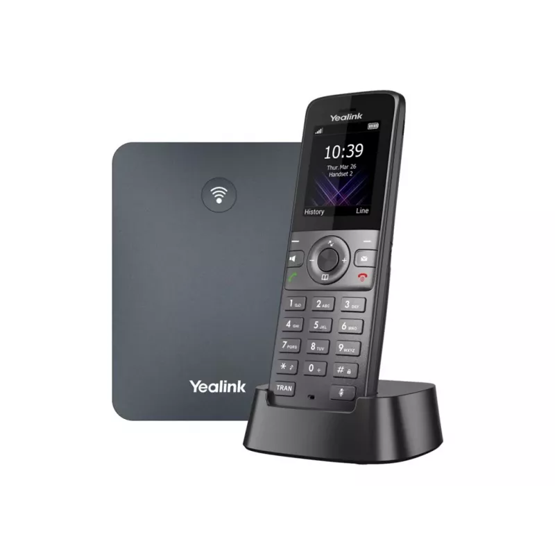Yealink W71P IP DECT telefona sistēma ar W70B bāzes staciju un W71H klausuli