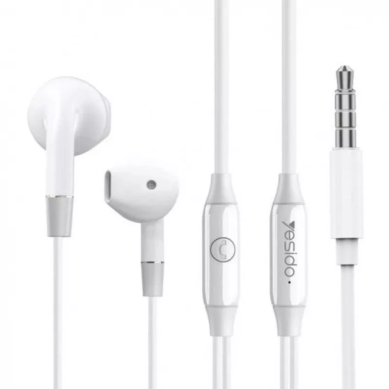 YESIDO YH30 3.5mm Earphone White