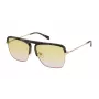 ZADIG & VOLTAIRE SZV321 Saulesbrilles - Vīriešu Pilot Square Rāmis - Melns - Pelēka Nokrāsa Lēcas - 60/13/140 mm
