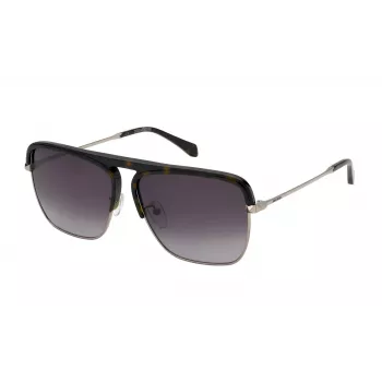 ZADIG & VOLTAIRE SZV321 Saulesbrilles Unisex Havana Acetāts Brūns Gradient 60mm