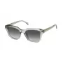ZADIG & VOLTAIRE SZV364-5009RM Unisex taisnstūra saulesbrilles - Melns acetāta rāmis, Pelēka gradienta lēca - 50/17/140 mm