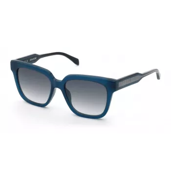 ZADIG & VOLTAIRE SZV452-530D99 Sieviešu saulesbrilles - Havana acetāta rāmis, brūnas gradienta lēcas, UV400 aizsardzība