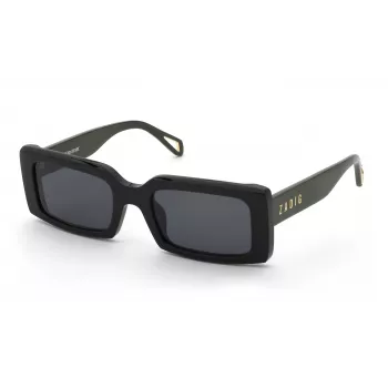 Zadig & Voltaire Unisex saulesbrilles SZV462-54700Y Havana brūnas Taisnstūra 54mm