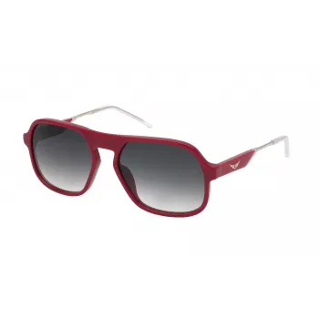 ZADIG & VOLTAIRE Sieviešu Butterfly Cat-Eye Saulesbrilles SZV365-5709FA Havana Brūns Gradients 57mm