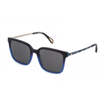 ZADIG & VOLTAIRE Sieviešu kaķacs formas saulesbrilles SZV308-550D79 Melna/Pelēka