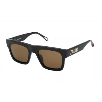 ZADIG & VOLTAIRE Sieviešu saulesbrilles SZV325-530700 Grey Havana Acetāts Kvadrātveida 53mm