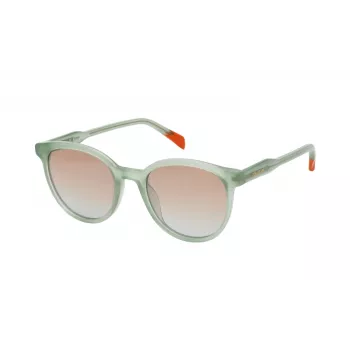 ZADIG & VOLTAIRE Sieviešu saulesbrilles SZV376516A8G - Melns acetāta rāmis, Pelēkas polikarbonāta lēcas, 51 mm