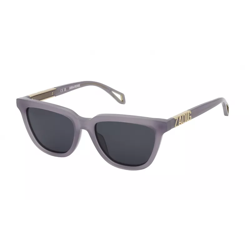 ZADIG & VOLTAIRE Sieviešu saulesbrilles SZV403-5309N7 - Havana acetāta rāmis, brūnas gradienta lēcas, 53 mm