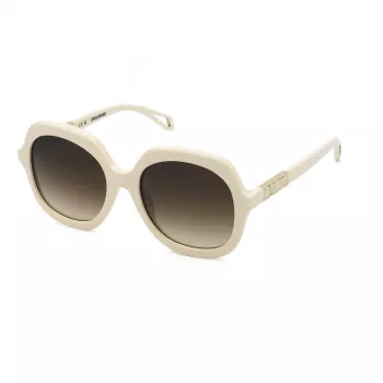 ZADIG & VOLTAIRE Sieviešu saulesbrilles SZV404-5606Y1 - Melns acetāta rāmis, pelēki gradienta lēcas, UV400 aizsardzība