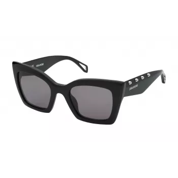 ZADIG & VOLTAIRE Sieviešu Saulesbrilles SZV409-520700 Brūns Bruņurupuča Geometriskas 52mm
