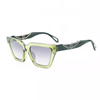 ZADIG & VOLTAIRE Sieviešu saulesbrilles SZV418-53M40X Havana Acetāta Kvadrātveida Rāmis Brūnas Lēcas 53/19/140 mm