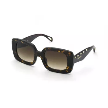 ZADIG & VOLTAIRE Sieviešu saulesbrilles SZV423-510743 - Melns acetāta rāmis, gradienti pelēkas lēcas