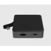 ZAGG 4 Port Hub Melns/Pelēks
