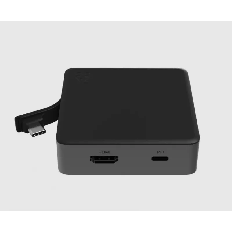 ZAGG 4 Port Hub Melns/Pelēks