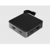 ZAGG 4 Port Hub Melns/Pelēks