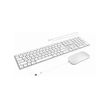 ZAGG vadu USB-C tastatūra un pele Apple ierīcēm - Sudraba (Šveices izkārtojums)
