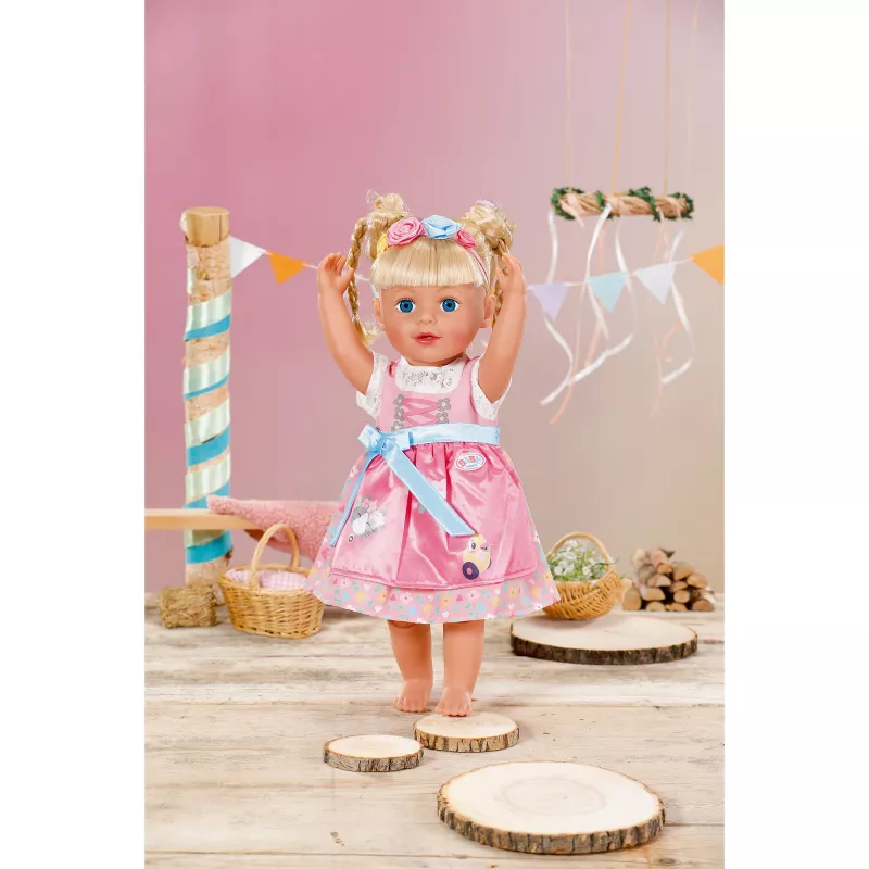 ZAPF CREATION BABY born Dirndl 43cm Doll Outfit