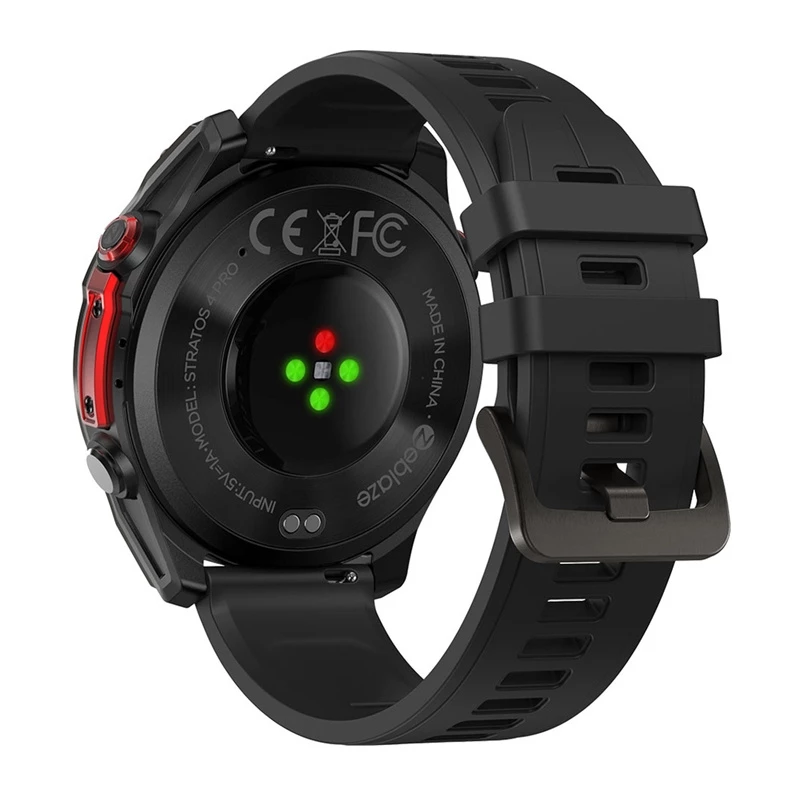 Zeblaze Stratos 4 Pro viedpulkstenis (melns)