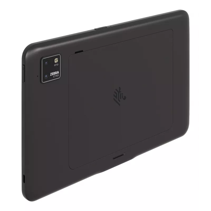 Zebra ET401 10.1 inch WUXGA planšetdators, 64 GB, 6 GB RAM, Wi-Fi 6, Android 11, Melns
