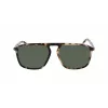 ZEISS MAN Saulesbrilles ZS22507S57162 Taisnstūra Acetāta Rāmis Melns Pelēka Lēca 57/16/145 mm