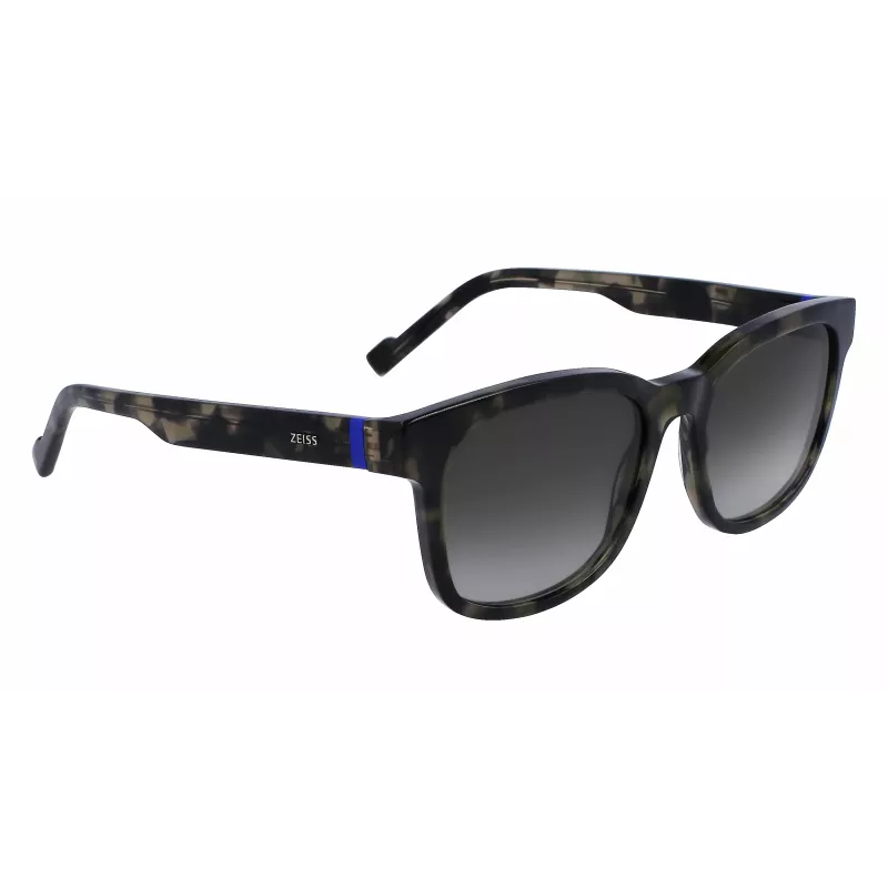 ZEISS MAN Saulesbrilles ZS23528S5192 - Klasisks taisnstūra acetāta rāmis, UV400 aizsardzība, 53 mm lēca