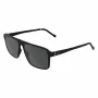 ZEISS MAN Saulesbrilles ZS25564S-2 Taisnstūra Melns Rāmis Pelēkas Lēcas 57mm