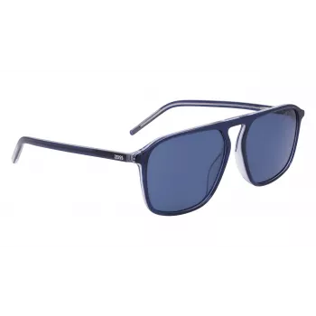 ZEISS MAN ZS22507S-413 Saulesbrilles - Melns Rāmis, Pelēkas Polarizētas Lēcas 57/16/145 mm