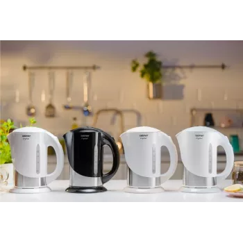 Zelmer Crystal ZCK7630W elektriskā tējkanna, 1,7 L, 2200 W, balta