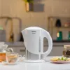 Zelmer Crystal ZCK7630W elektriskā tējkanna, 1,7 L, 2200 W, balta