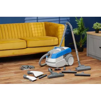 Zelmer Leon ZVC9150D putekļu sūcējs ar putekļu maisiņu, 2100 W, HEPA H13 filtrs, zils
