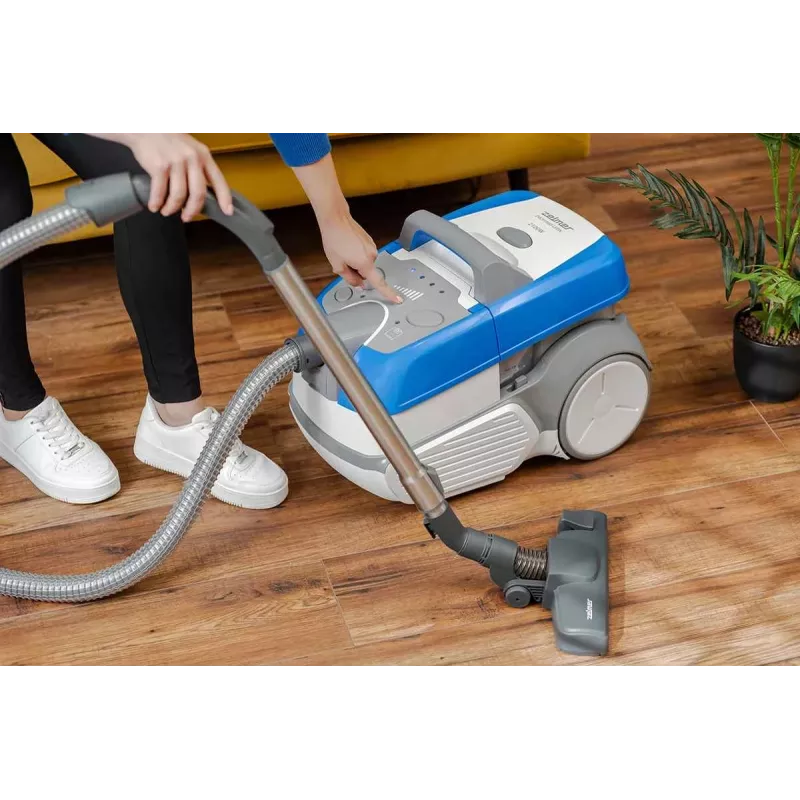 Zelmer Leon ZVC9150D putekļu sūcējs ar putekļu maisiņu, 2100 W, HEPA H13 filtrs, zils