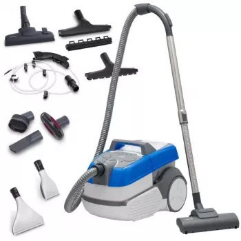 Zelmer Leon ZVC9150D putekļu sūcējs ar putekļu maisiņu, 2100 W, HEPA H13 filtrs, zils