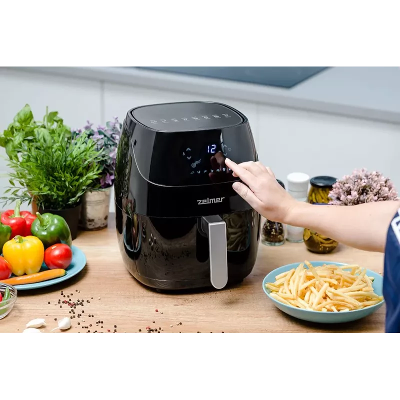 Zelmer ZAF5500B Elektra 5L Digitālais fritieris - 1500W, Melns