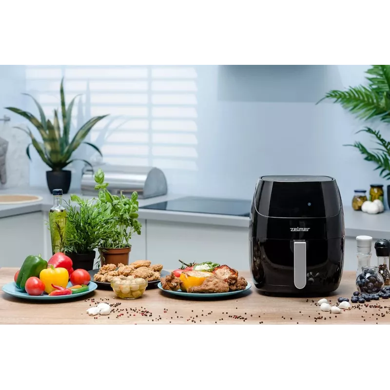 Zelmer ZAF5500B Elektra 5L Digitālais fritieris - 1500W, Melns