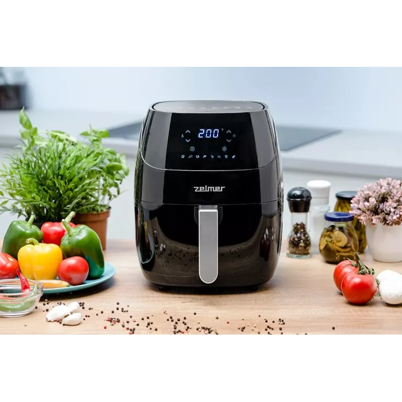 Zelmer ZAF5500B Elektra 5L Digitālais fritieris - 1500W, Melns