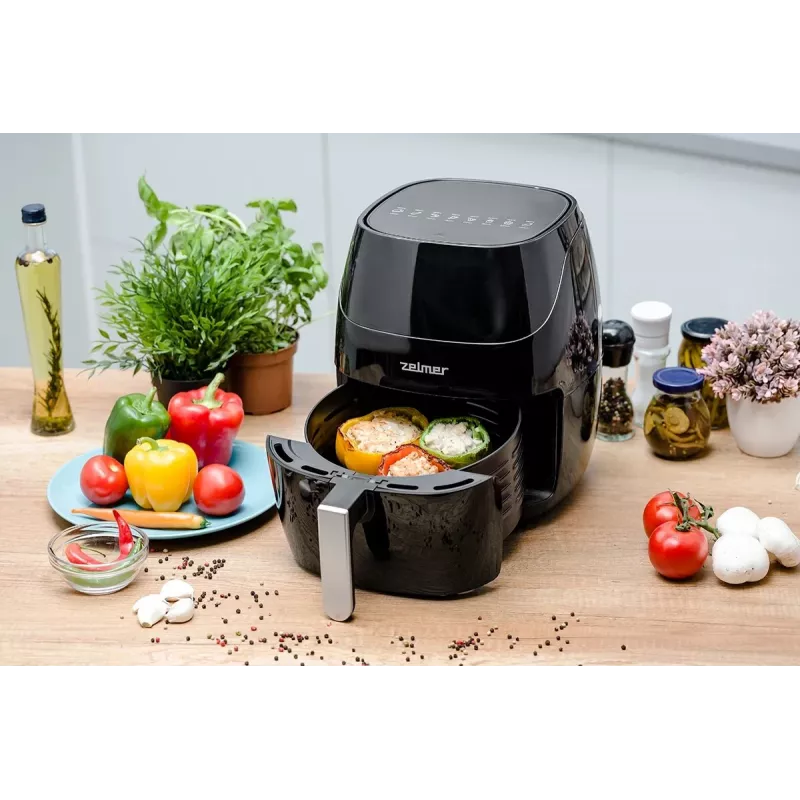 Zelmer ZAF5500B Elektra 5L Digitālais fritieris - 1500W, Melns