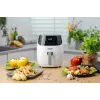 Zelmer ZAF5501W Bezeļļas gaisa fritieris, 5L, 1500W, digitālais skārienpanelis, balts