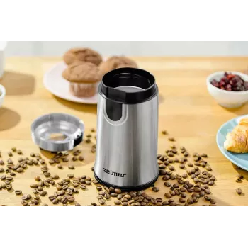 Zelmer ZCG7425 kafijas dzirnaviņas, 150 W asmeņu dzirnaviņas, 50 g ietilpība, melna