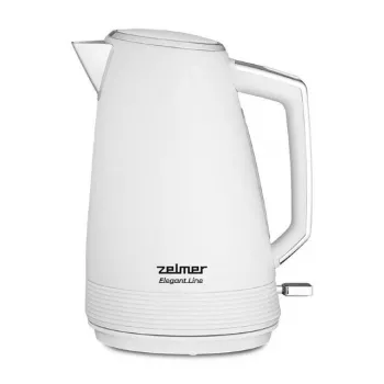 Zelmer ZCK7956E Elegant Line 1,7L 2200W elektriskā tējkanna – Nerūsējošais tērauds / Melna