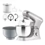 Zelmer ZKR1360 statīvais mikseris – 1300 W, 5,5 L bļoda, planetārā maisīšana, melns/sudraba