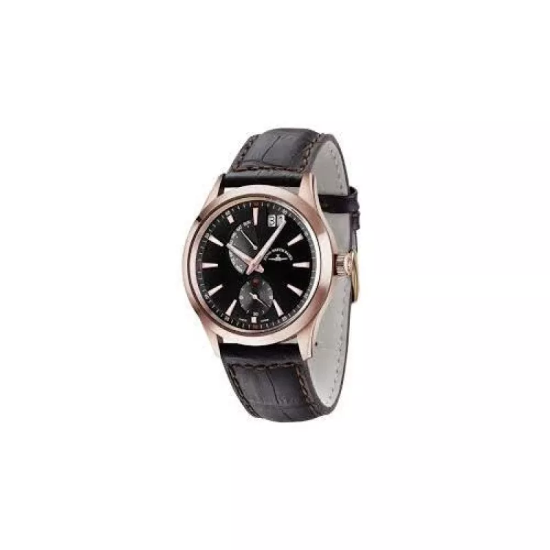 ZENO MAN Automatic Pilot Watch 42mm Brown Leather Strap