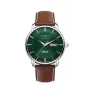 Zeppelin Atlantic 84664 Automātiskais pulkstenis, 40 mm, melns ciparnīca, brūna ādas siksna
