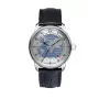Zeppelin Friedrichshafen 85963 Automātiskais pulkstenis, 42 mm, melns ciparnīca, ādas siksniņa