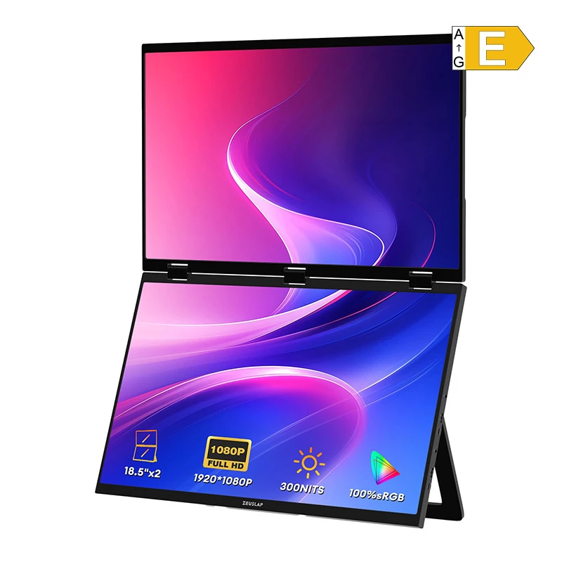 ZEUSLAP Z18W - 120Hz | Full HD | IPS | 2x 18.5