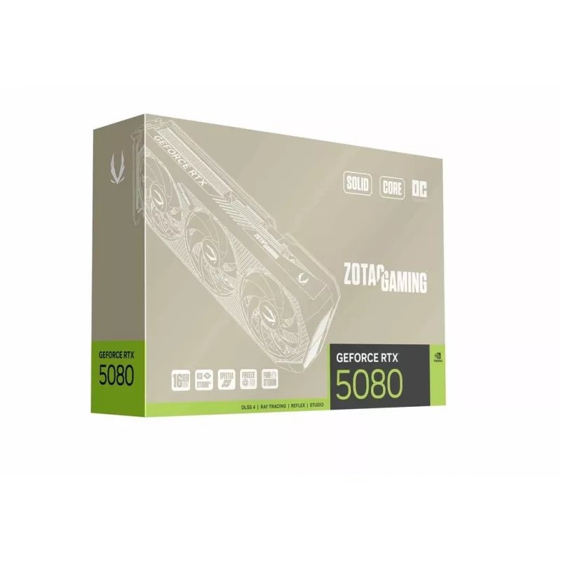 ZOTAC GAMING GeForce RTX 5080 SOLID Core OC 20th Anniversary Edition Videokarte