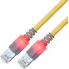 ZVK GmbH EasyLan DualBoot LED CAT 6 SFTP tīkla kabelis RJ-45 male to RJ-45 male 50cm dzeltens CS1OYCDCD0005