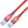 ZVK GmbH EasyLan DualBoot LED CAT 6 SFTP tīkla kabelis, RJ-45 tēviņš uz RJ-45 tēviņš, 7 m, sarkans CS1ORCDCD0070